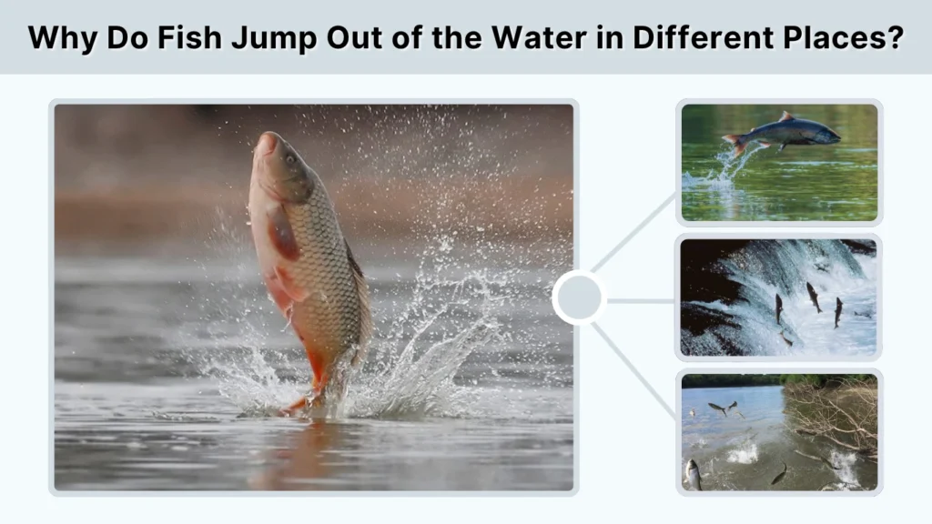 Why Do Fish Jump Out of the Water in Different Places