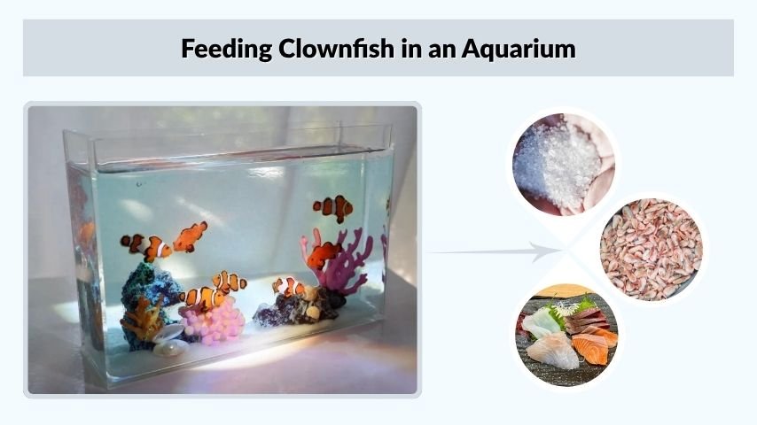 Feeding Clownfish in an Aquarium