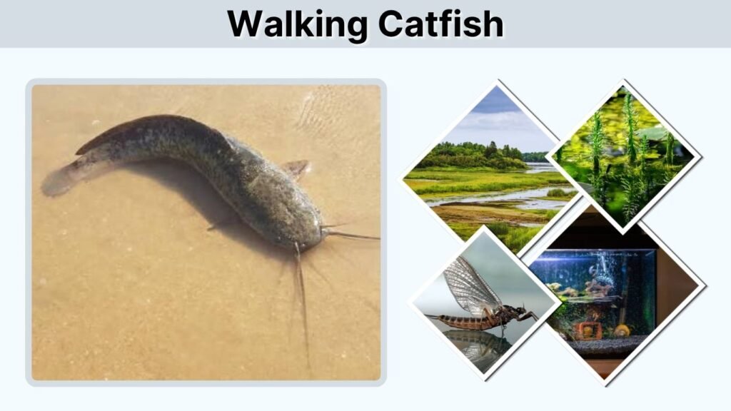 Walking Catfish: Size, Habitat, Diet and Land Movement