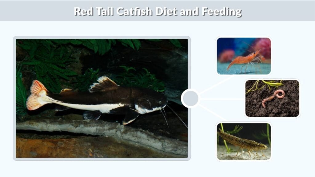 Red Tail Catfish Diet and Feeding