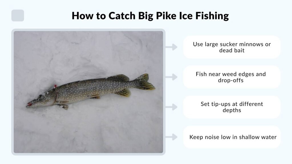 How to Catch Big Pike Ice Fishing