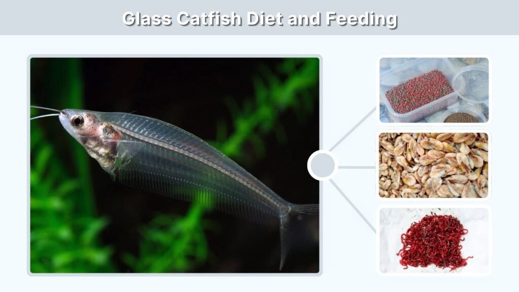 Glass Catfish Diet and Feeding
