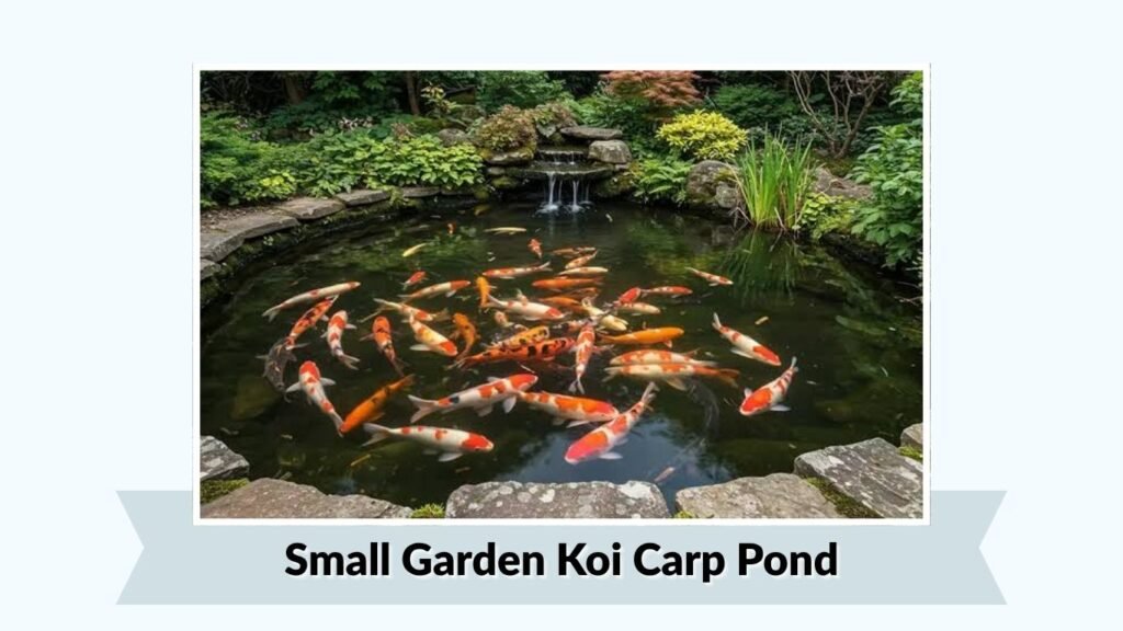Small Garden Koi Carp Pond