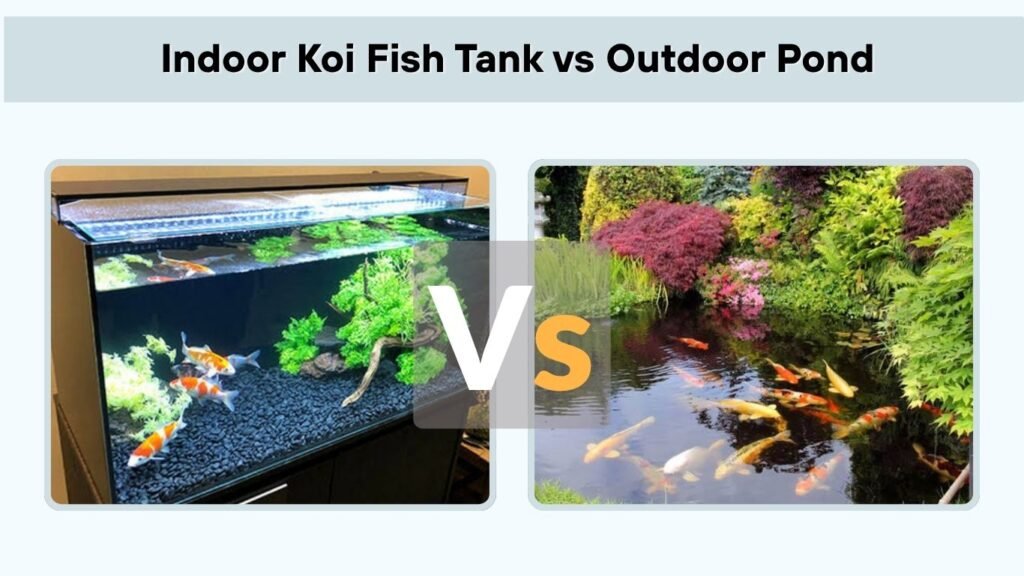 Indoor Koi Fish Tank vs Outdoor Pond