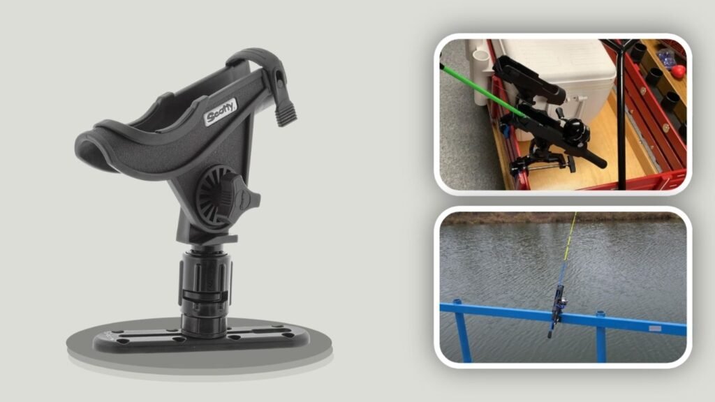 PLUSINNO Upgraded Fishing Rod Holder for Kayaks