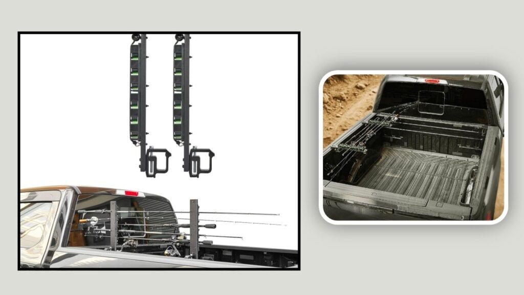 JOYTUTUS Truck Bed Fishing Rod Holder – Best for Flexible Mounting