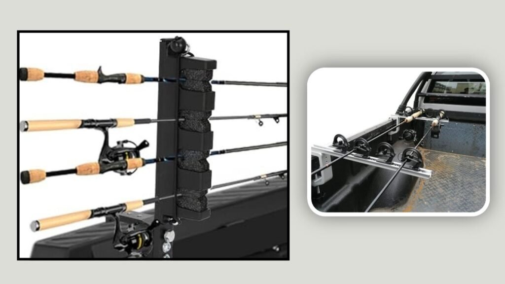 Calfca Aluminum Truck Bed Fishing Rod Holder – Best for Rod Protection