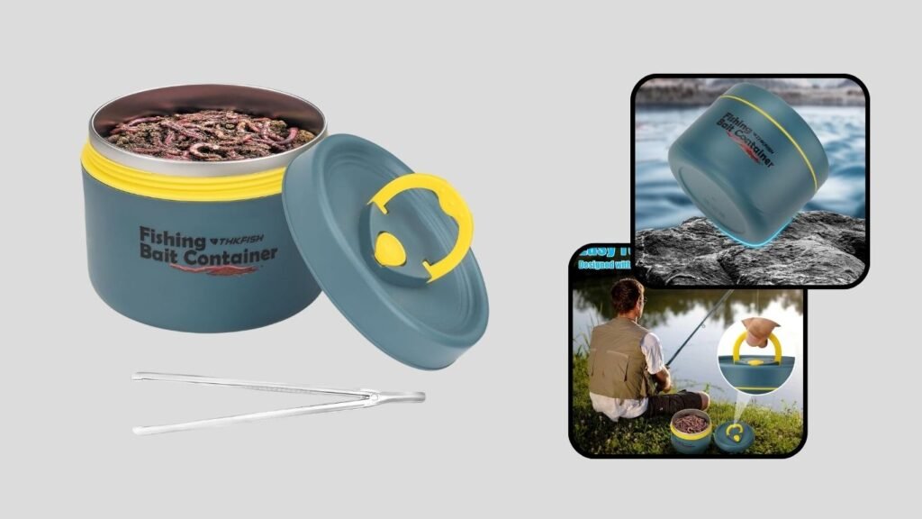 THKFISH Stainless Steel Insulated Live Bait Container