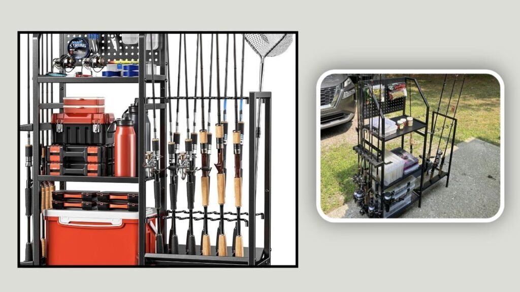 POKIPO Fishing Rod Organizer – Best for Rod and Accessory Storage