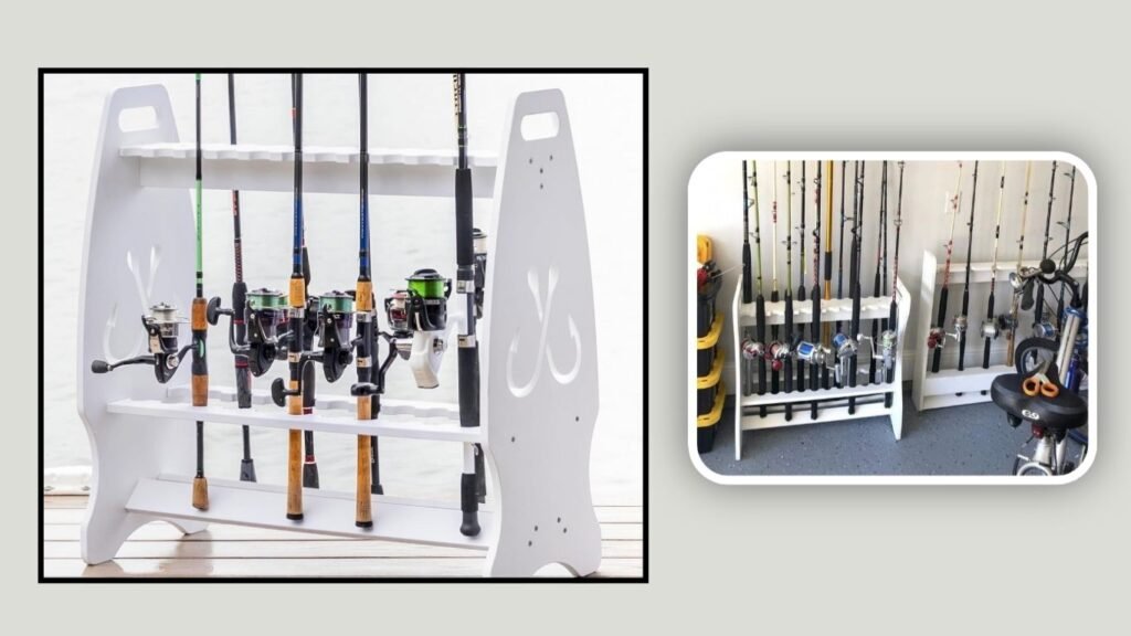 StoreYourBoard Fishing Rod Rack – Best for Weather-Resistant Freestanding Storage