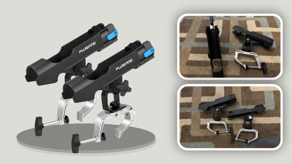 PLUSINNO Adjustable Folding Fishing Rod Holder