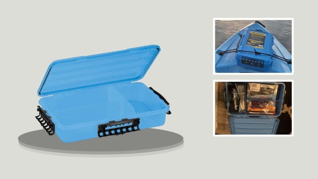 Plano Waterproof Tackle Box with Adjustable Dividers