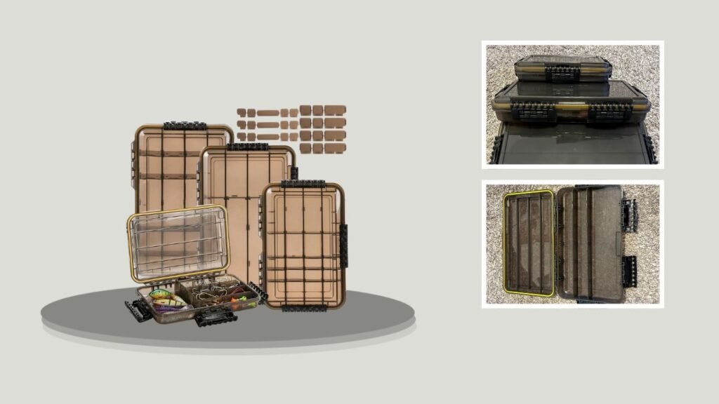 Noamus Waterproof Tackle Box with Adjustable Dividers