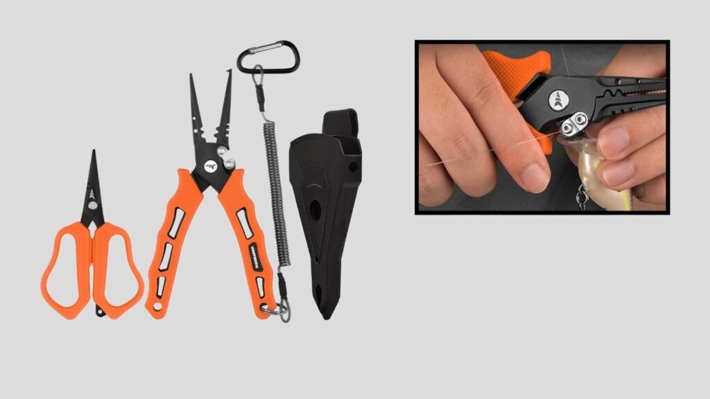 KastKing Cutthroat 7.5-Inch Pliers and Braid Scissors Set