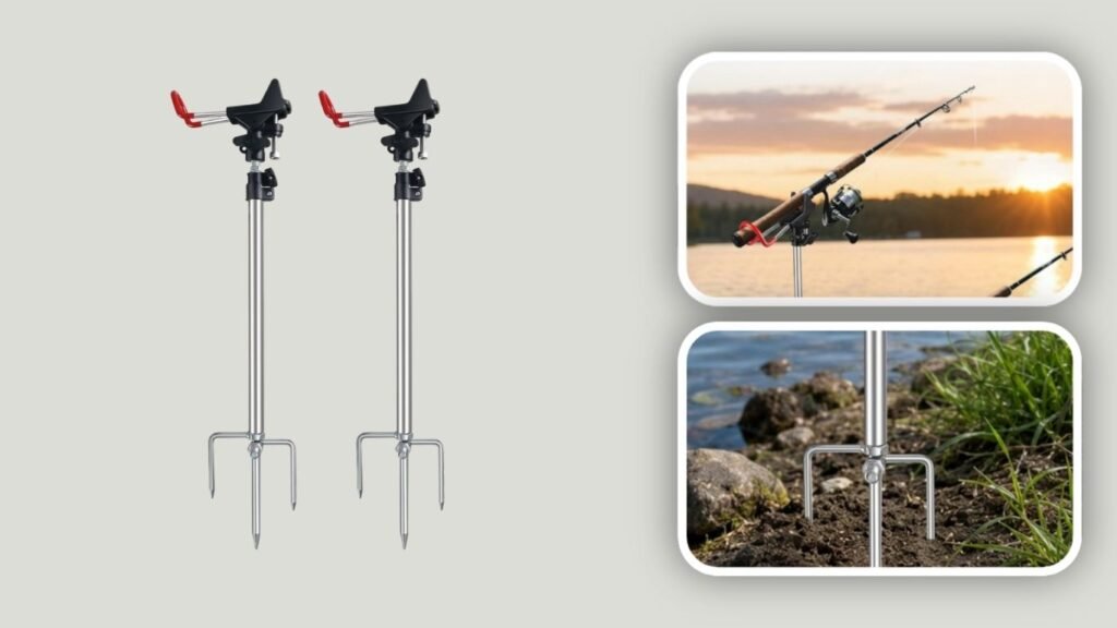  Adjustable Bank Fishing Rod Holder