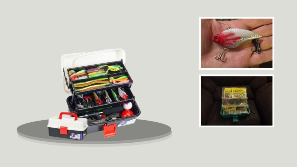  TCMBY 321-Piece Fishing Kit with 3-Layer Tackle Box