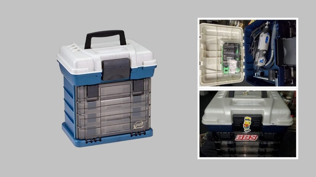 5. Plano 1364 4-By Rack System Tackle Box