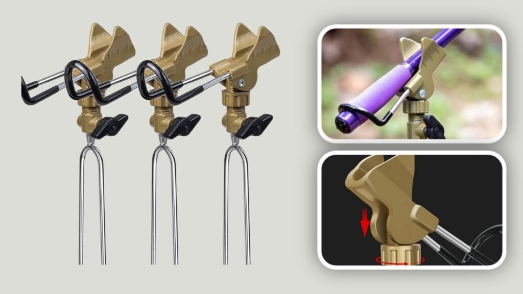 GOLDEAL Adjustable Fishing Rod Holder