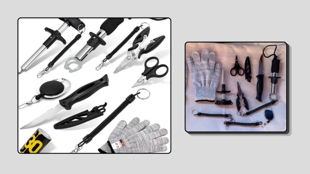 GPUSFAK Fishing Multi-Tool with Gripper & Retractor