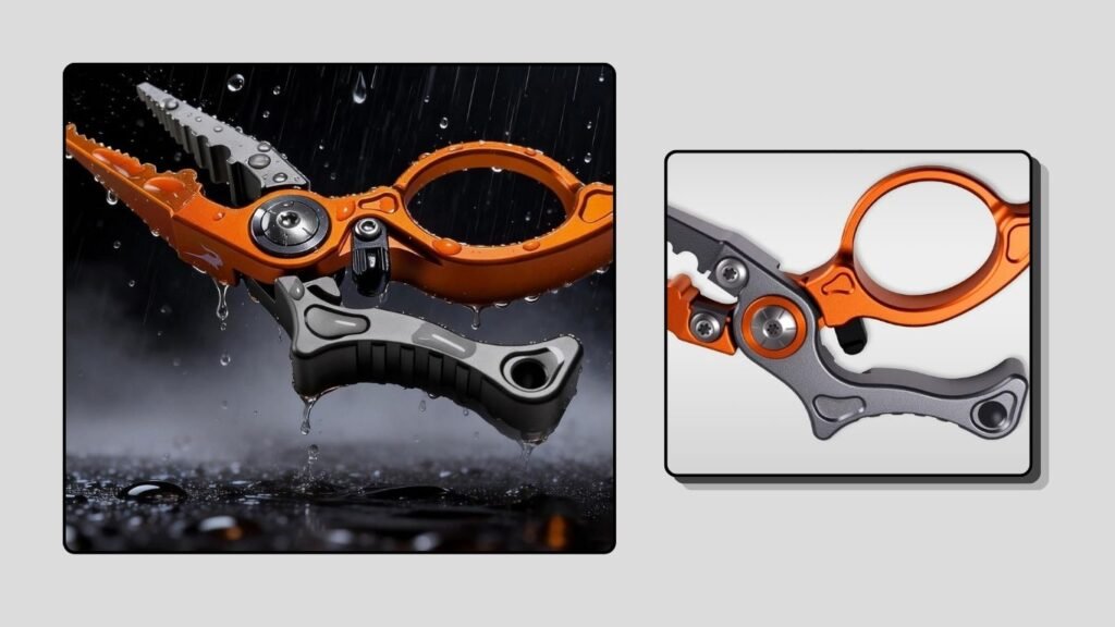 Pristis Micro Pocket Fishing Pliers with Retractor