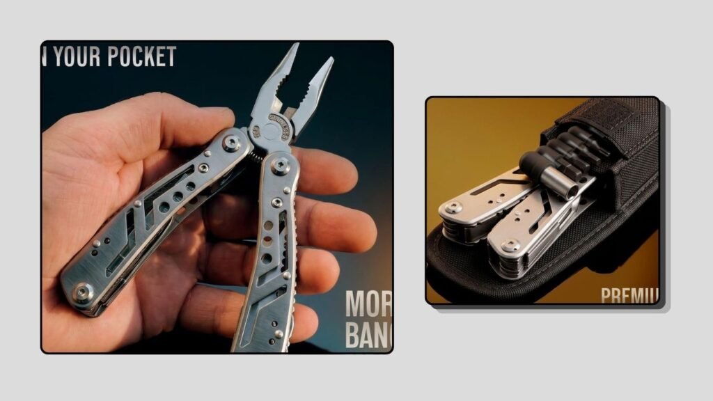 24-in-1 Multitool with Knife & Pliers
