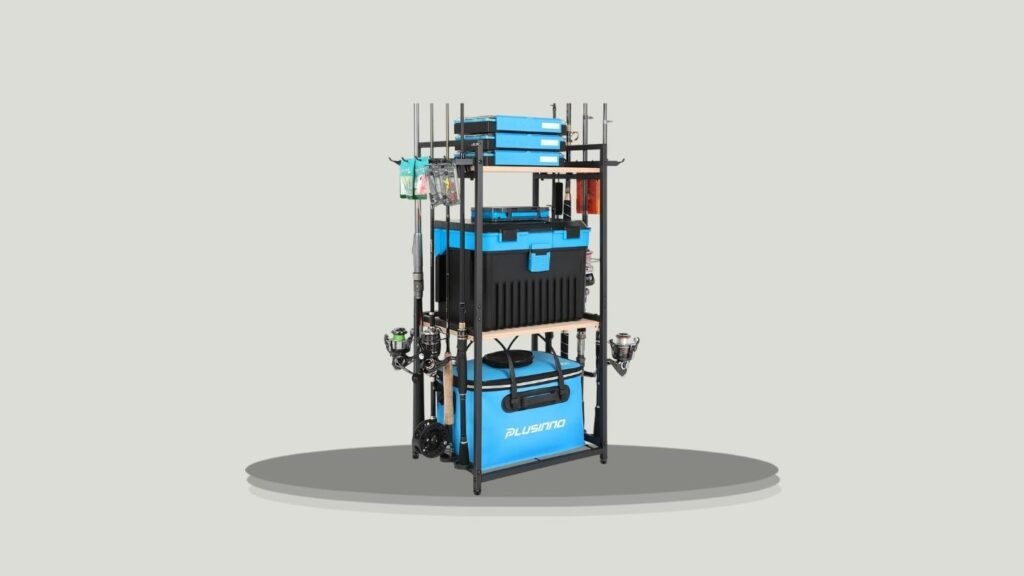 PLUSINNO Fishing Rod Holder for Garage