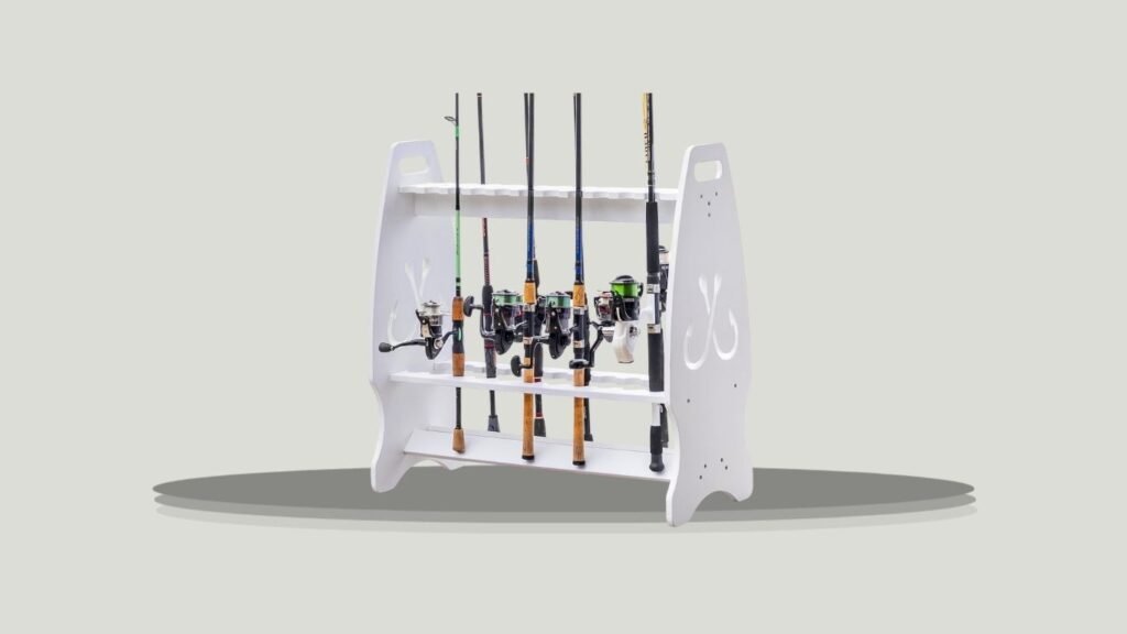 . StoreYourBoard Freestanding Fishing Rod Organizer