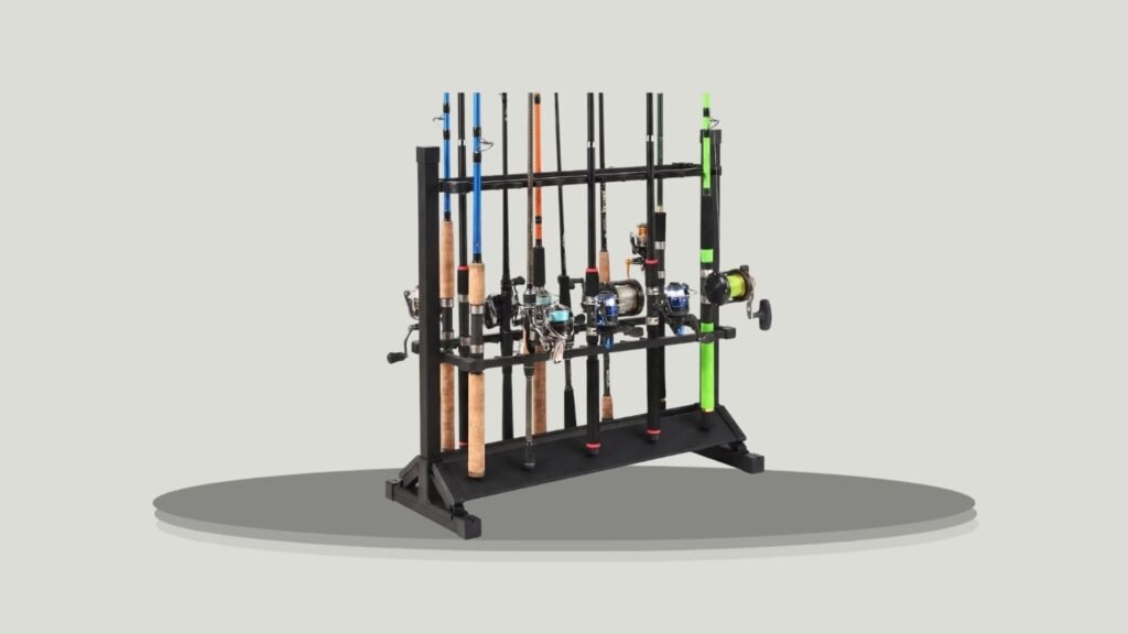  24-Rod Aluminum Fishing Rod Holder