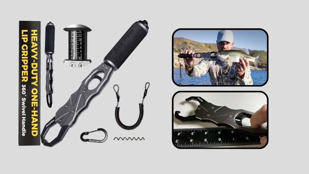 2-in-1 Fish Lip Gripper with Scale
