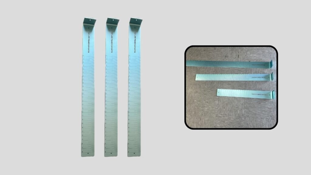 Anodized Aluminum Fish Measuring Board