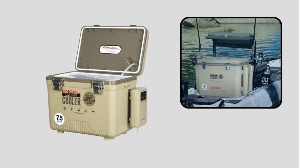 ENGEL 13-Quart Lithium-Ion Rechargeable Aerator Bait Cooler