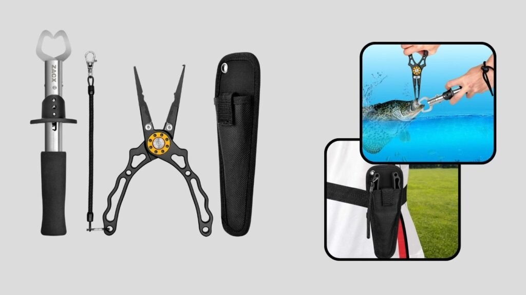 ZACX Fishing Pliers & Fish Lip Gripper