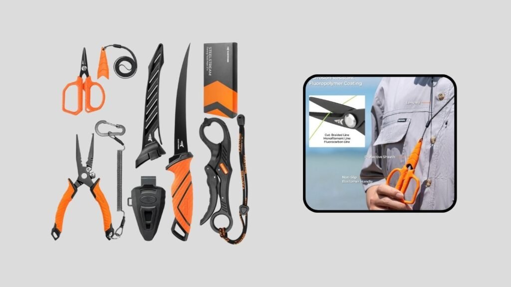 KastKing SteelStream 4-Piece Fishing Tool Set