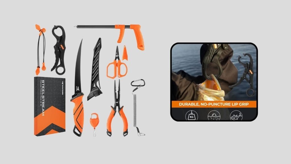 KastKing SteelStream 8-Piece Fishing Tool Kit