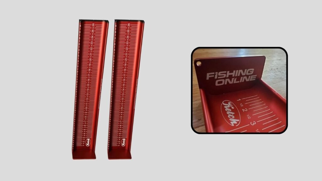 Ketch Aluminum Fish Measuring Board