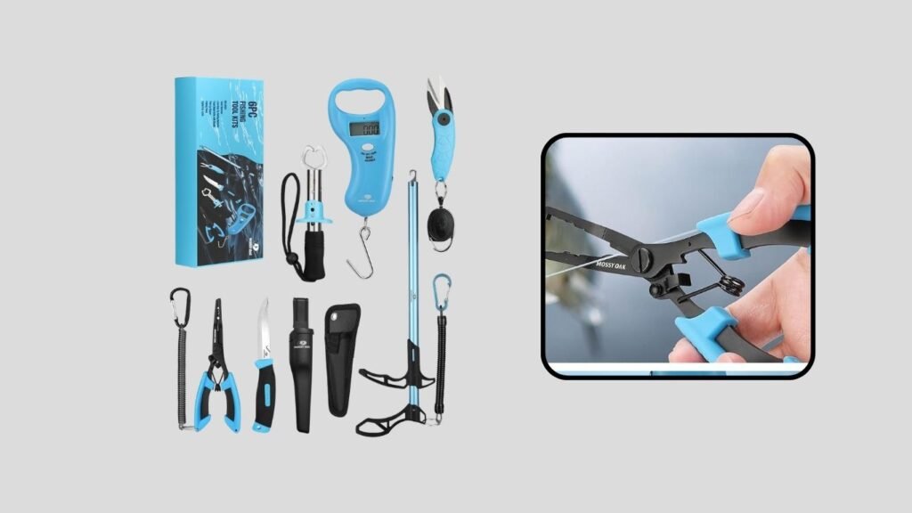  Mossy Oak 6-Piece Fishing Tool Kit