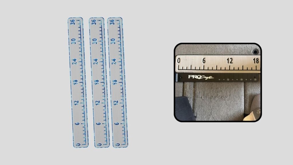  HZshark Self-Adhesive Fish Measuring Ruler