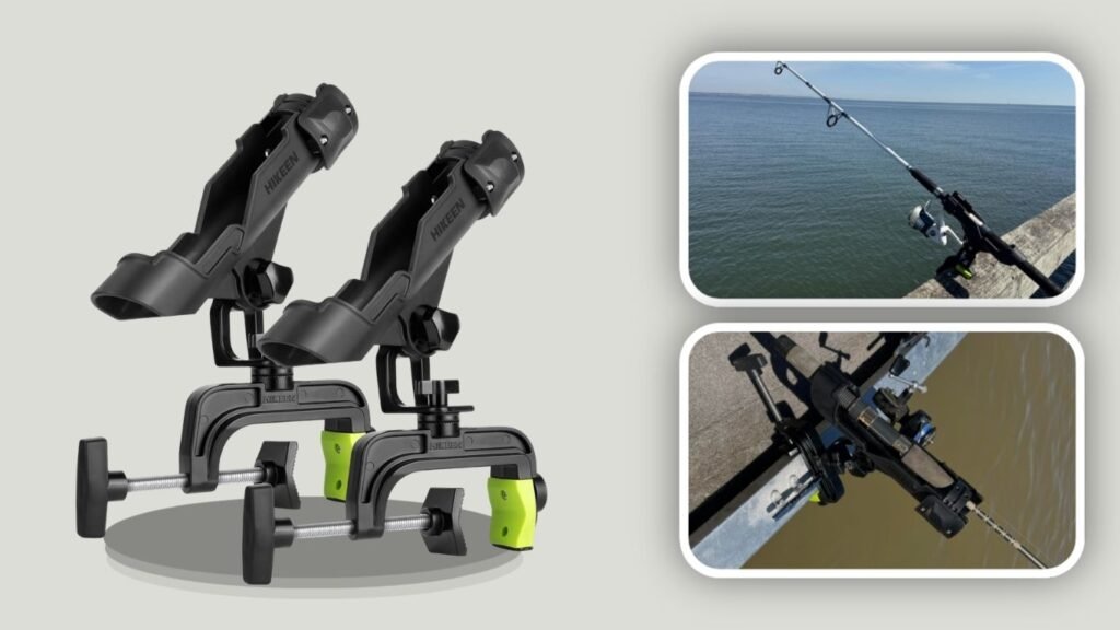 Upgraded Adjustable Boat Fishing Rod Holders – 2 Pack