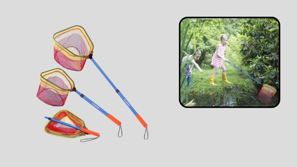 PLUSINNO Lightweight Aluminum Telescopic Fishing Net