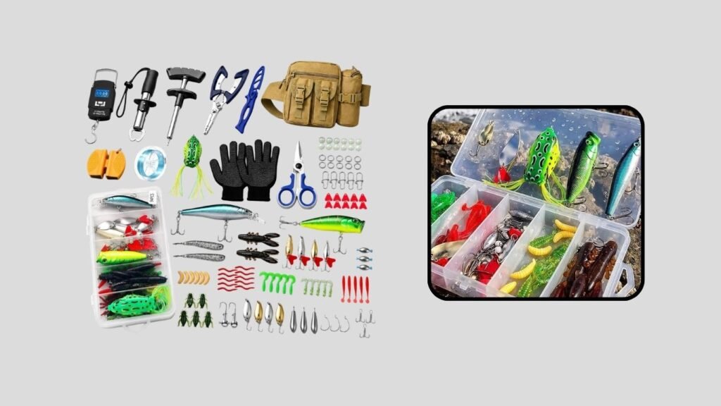  AOFUXTI 112-Piece Fishing Tool Kit