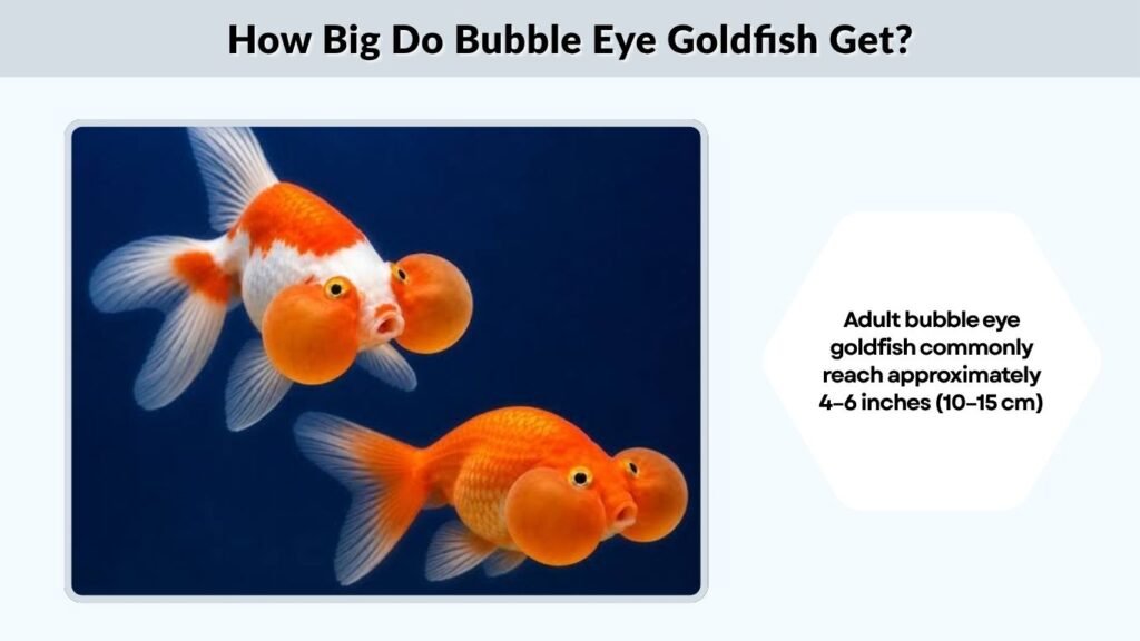 How Big Do Bubble Eye Goldfish Get?