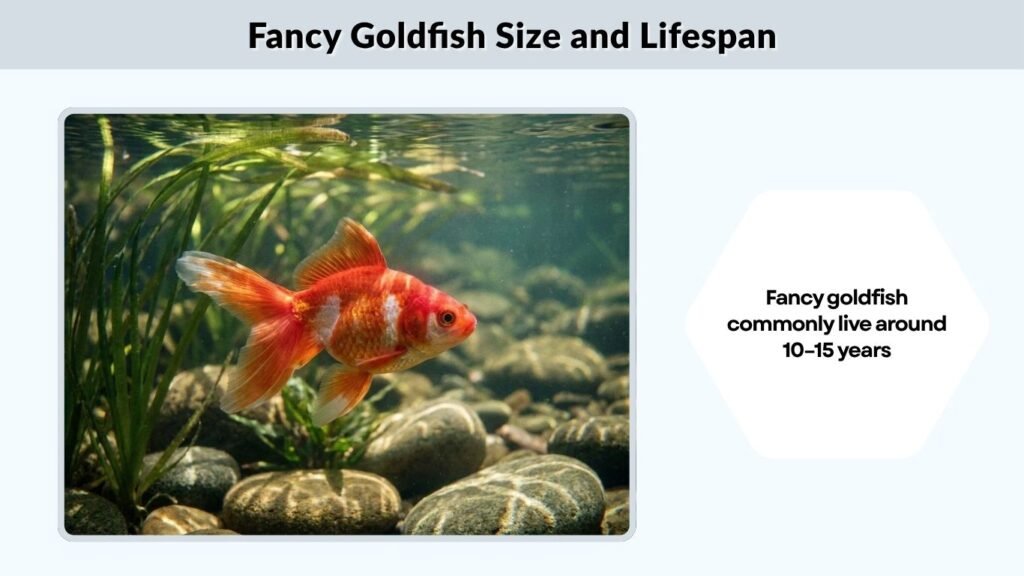 Fancy Goldfish Size and Lifespan
