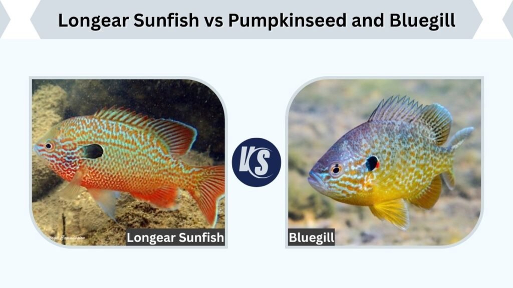 Longear Sunfish vs Pumpkinseed and Bluegill