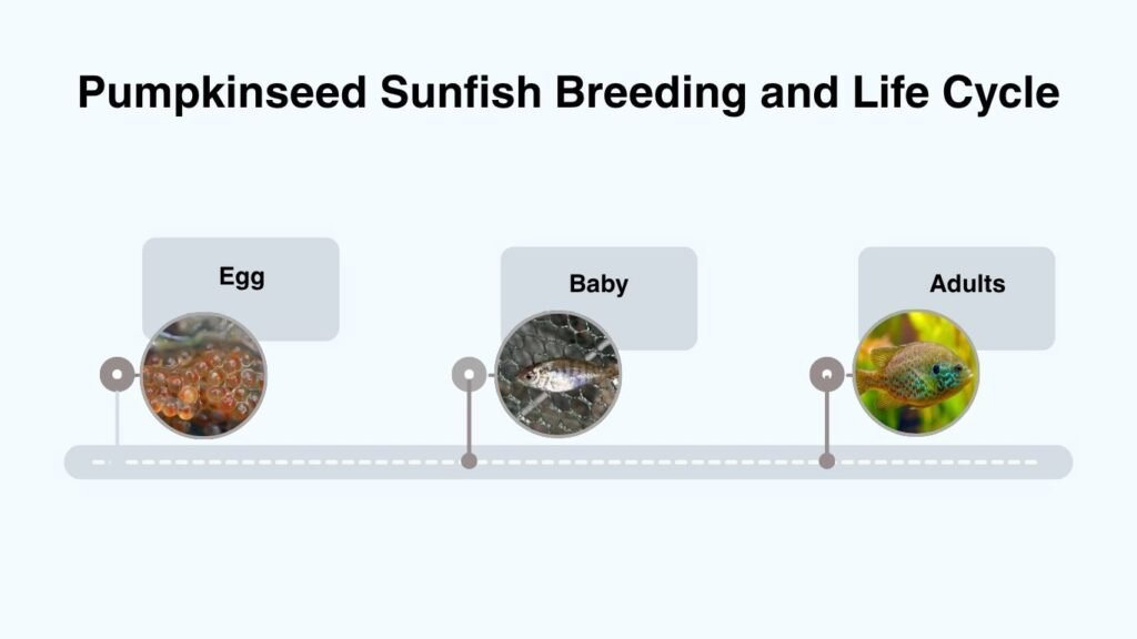 Pumpkinseed Sunfish Breeding and Life Cycle